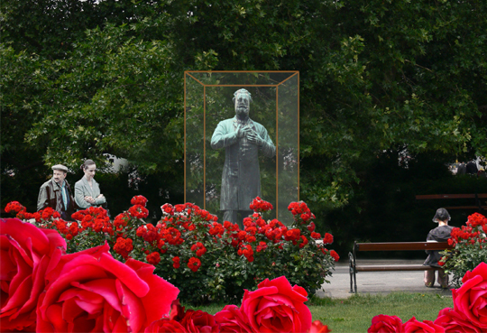 Schaukasten für den herzlichen Antisemit